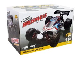 LEAN Toys Auto Rajdowe Wyścigowe Zdalnie Sterowane 1:18 Niebieskie ENOZE 9302E Prędkość 45 km/h