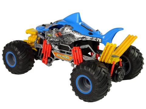 LEAN Toys Auto Terenowe Rekin Zdalnie Sterowany 1:10 2.4G Niebieski 15 km/h Para Wodna LEAN Toys Auto Terenowe Rekin Zdalnie Sterowany 1:10 2.4G Niebieski 15 km/h Para Wodna