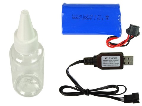 LEAN Toys Auto Terenowe Rekin Zdalnie Sterowany 1:10 2.4G Niebieski 15 km/h Para Wodna LEAN Toys Auto Terenowe Rekin Zdalnie Sterowany 1:10 2.4G Niebieski 15 km/h Para Wodna