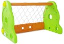LEAN Toys Bramka Piłkarska Dla Dzieci Zielono Pomarańczowa