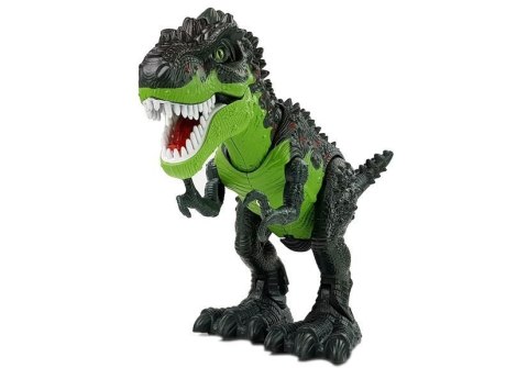 LEAN Toys Dinozaur Na Baterie Składa Jaja Zieje Ogniem Para Wodna Zielony LEAN Toys Dinozaur Na Baterie Składa Jaja Zieje Ogniem Para Wodna Zielony