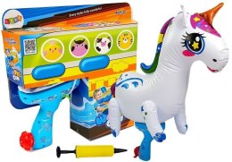 LEAN Toys Duży Pompowany Pistolet na Wodę Jednorożec