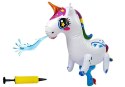 LEAN Toys Duży Pompowany Pistolet na Wodę Jednorożec