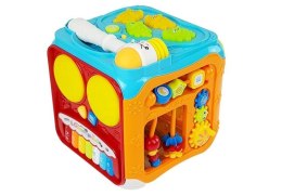 LEAN Toys Kostka Edukacyjna Sorter Dla Niemowląt Dźwięk Światła