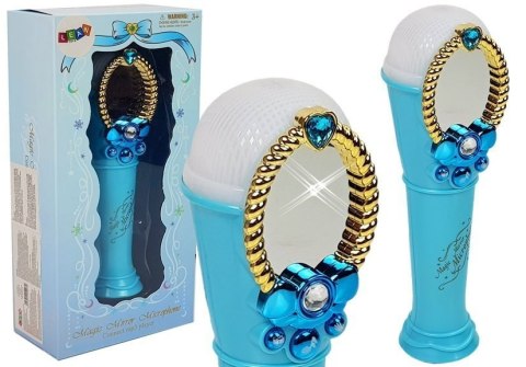 LEAN Toys Magiczne Lustro Z Mikrofonem Niebieskie USB Światła LEAN Toys Magiczne Lustro Z Mikrofonem Niebieskie USB Światła