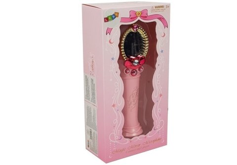 LEAN Toys Magiczne Lustro Z Mikrofonem Różowy USB Światła LEAN Toys Magiczne Lustro Z Mikrofonem Różowy USB Światła