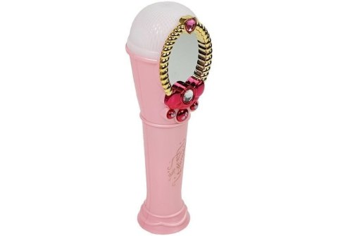 LEAN Toys Magiczne Lustro Z Mikrofonem Różowy USB Światła LEAN Toys Magiczne Lustro Z Mikrofonem Różowy USB Światła