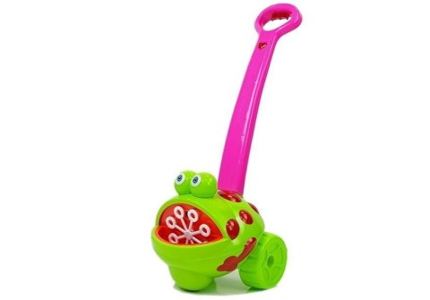 LEAN Toys Maszynka Do Baniek Mydlanych Żaba z Różową Rączka Muzyka Światła LEAN Toys Maszynka Do Baniek Mydlanych Żaba z Różową Rączka Muzyka Światła