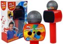 LEAN Toys Mikrofon Dziecięcy Bezprzewodowy Karaoke Głośnik Bluetooth Czerwony