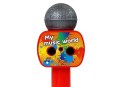LEAN Toys Mikrofon Dziecięcy Bezprzewodowy Karaoke Głośnik Bluetooth Czerwony