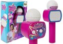 LEAN Toys Mikrofon Dziecięcy Bezprzewodowy Karaoke Głośnik Bluetooth Różowy