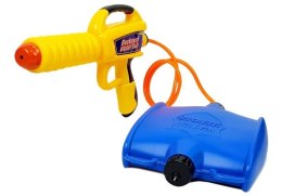 LEAN Toys Pistolet na Wodę ze Zbiornikiem 1080 ml Żółto- Niebieski