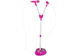 LEAN Toys Podwójny Mikrofon Muzyka Światła Diody MP3 Statyw