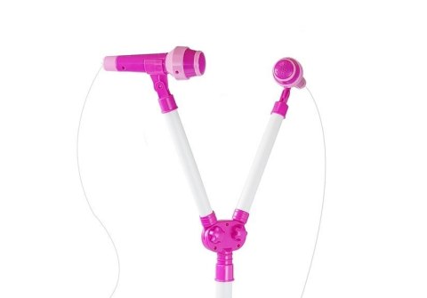 LEAN Toys Podwójny Mikrofon Muzyka Światła Diody MP3 Statyw LEAN Toys Podwójny Mikrofon Muzyka Światła Diody MP3 Statyw