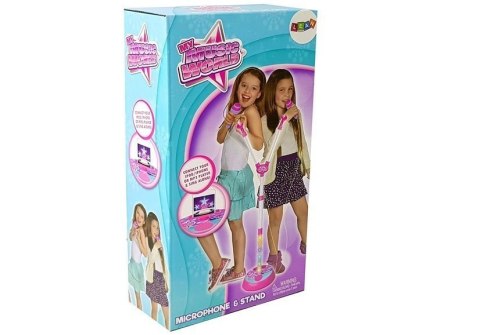 LEAN Toys Podwójny Mikrofon Muzyka Światła Diody MP3 Statyw LEAN Toys Podwójny Mikrofon Muzyka Światła Diody MP3 Statyw