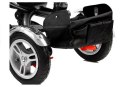 LEAN Toys Rower Trójkołowy PRO500 Czerwony - CZARNA RAMA