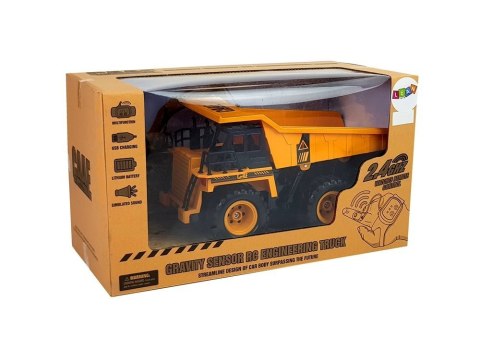 LEAN Toys Wywrotka Zdalnie Sterowana Ruchem Gestem Ręki Budowa 1:22 LEAN Toys Wywrotka Zdalnie Sterowana Ruchem Gestem Ręki Budowa 1:22