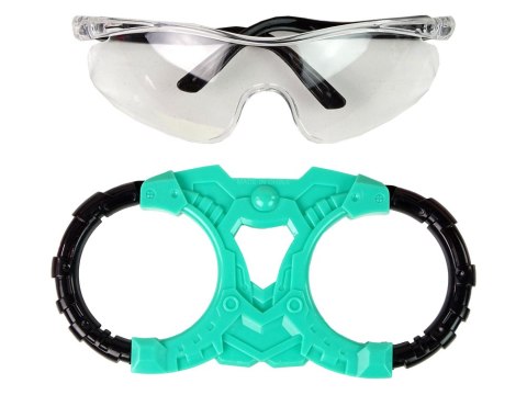 LEAN Toys Zabawki Kosmiczne Miecz Świetlny Turkusowy Okulary Ochronne Dźwięk LEAN Toys Zabawki Kosmiczne Miecz Świetlny Turkusowy Okulary Ochronne Dźwięk