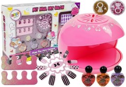 LEAN Toys Zestaw Do Robienia Paznokci Suszarka Brokat