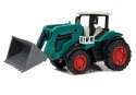 LEAN Toys Zestaw Pojazdów z Napędem Frykcyjnym Auto Terenowe Czerwone z Koparką