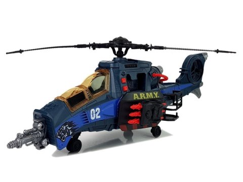 LEAN Toys Zestaw Policyjny Helikopter Auto Policja Łódź Dźwięk Broń LEAN Toys Zestaw Policyjny Helikopter Auto Policja Łódź Dźwięk Broń