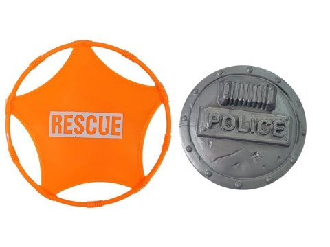 LEAN Toys Zestaw Policyjny Helikopter Auto Policja Łódź Dźwięk Broń LEAN Toys Zestaw Policyjny Helikopter Auto Policja Łódź Dźwięk Broń