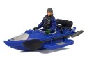 LEAN Toys Zestaw Policyjny Helikopter Auto Policja Łódź Dźwięk Broń