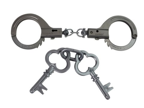 LEAN Toys Zestaw Policyjny Pistolet Kajdanki Lornetka Gwizdek Zegarek Odznaka LEAN Toys Zestaw Policyjny Pistolet Kajdanki Lornetka Gwizdek Zegarek Odznaka
