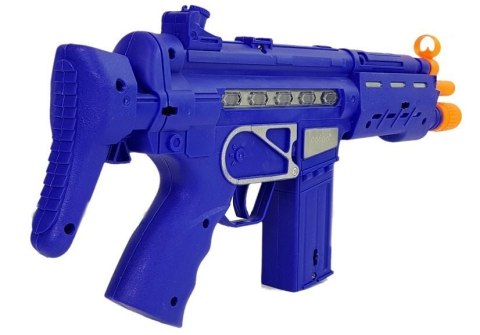 LEAN Toys Zestaw Policyjny Pistolet Odznaka Granatowy Dźwięk Efekty Świetlne 37cm LEAN Toys Zestaw Policyjny Pistolet Odznaka Granatowy Dźwięk Efekty Świetlne 37cm