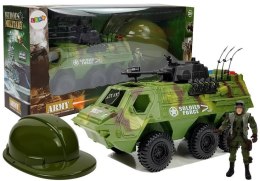 LEAN Toys Zestaw Wojsko Pojazd Militarny Moro Kask Żołnierz