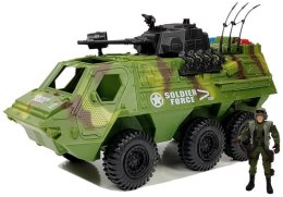 LEAN Toys Zestaw Wojsko Pojazd Militarny Moro Kask Żołnierz