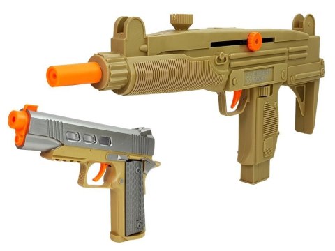 LEAN Toys Zestaw Wojskowy Broń Maska Lornetka Kamizelka Kompas LEAN Toys Zestaw Wojskowy Broń Maska Lornetka Kamizelka Kompas