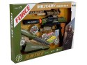 LEAN Toys Zestaw Wojskowy Pistolet Karabin Nóż Medal Celownik Dźwięk