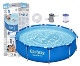Bestway Basen Ogrodowy Stelażowy 305 cm x 76 cm Bestway 56679