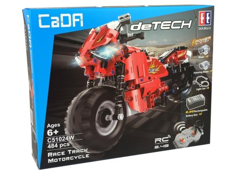CaDA Zestaw klocków CADA Motocykl Zdalnie Sterowany 2.4G 484 elementy CaDA Zestaw klocków CADA Motocykl Zdalnie Sterowany 2.4G 484 elementy