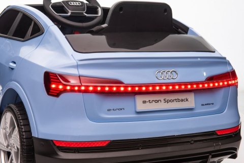 LEAN CARS Auto Na Akumulator Audi E- Tron Niebieskie QLS-6688 LEAN CARS Auto Na Akumulator Audi E- Tron Niebieskie QLS-6688