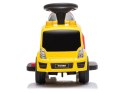 LEAN CARS Pojazd Jeździk Betoniarka Dźwięki Podpórka Na Akumulator Żółta
