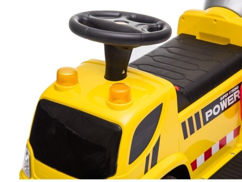 LEAN CARS Pojazd Jeździk Betoniarka Dźwięki Podpórka Na Akumulator Żółta LEAN CARS Pojazd Jeździk Betoniarka Dźwięki Podpórka Na Akumulator Żółta