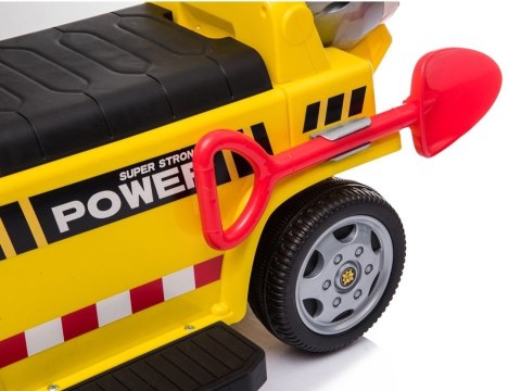 LEAN CARS Pojazd Jeździk Betoniarka Dźwięki Podpórka Na Akumulator Żółta LEAN CARS Pojazd Jeździk Betoniarka Dźwięki Podpórka Na Akumulator Żółta