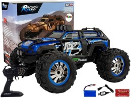 LEAN Toys Auto Rajdowe Zdalnie Sterowane Niebieskie 2.4G 1:18 35 km/h Kontrola Prędkości