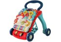 LEAN Toys Chodzik Pchacz Zwierzątka Liczby Figury Pianinko Dźwięk