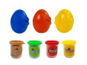 LEAN Toys Ciastolina Dinozaury Jajka Foremka 12 Elementów 4 Kolory