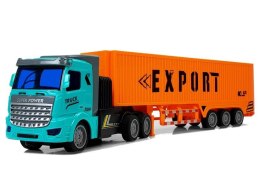 LEAN Toys Ciężarówka Dostawcza Zdalnie Sterowana 27 Mhz 1:48 Pomarańczowa