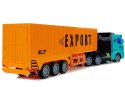 LEAN Toys Ciężarówka Dostawcza Zdalnie Sterowana 27 Mhz 1:48 Pomarańczowa
