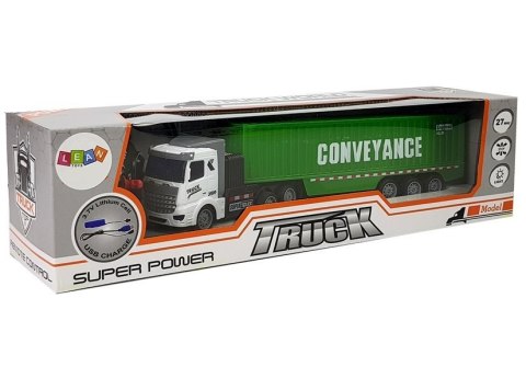 LEAN Toys Ciężarówka Dostawcza Zdalnie Sterowana 27 Mhz 1:48 Zielona LEAN Toys Ciężarówka Dostawcza Zdalnie Sterowana 27 Mhz 1:48 Zielona