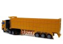 LEAN Toys Ciężarówka Z Dużą Przyczepą Zdalnie Sterowana 27 Mhz 1:48 Żółta