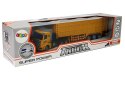 LEAN Toys Ciężarówka Z Dużą Przyczepą Zdalnie Sterowana 27 Mhz 1:48 Żółta