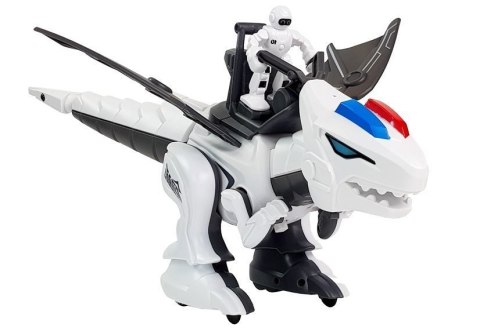 LEAN Toys Dinozaur Tyranozaur Robot Interaktywny Zdalnie Sterowany K18 Programowanie Biały LEAN Toys Dinozaur Tyranozaur Robot Interaktywny Zdalnie Sterowany K18 Programowanie Biały