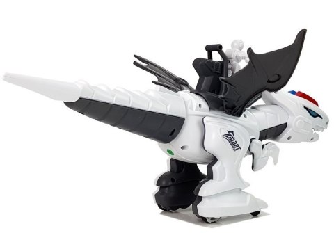 LEAN Toys Dinozaur Tyranozaur Robot Interaktywny Zdalnie Sterowany K18 Programowanie Biały LEAN Toys Dinozaur Tyranozaur Robot Interaktywny Zdalnie Sterowany K18 Programowanie Biały