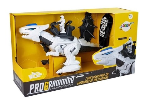 LEAN Toys Dinozaur Tyranozaur Robot Interaktywny Zdalnie Sterowany K18 Programowanie Biały LEAN Toys Dinozaur Tyranozaur Robot Interaktywny Zdalnie Sterowany K18 Programowanie Biały